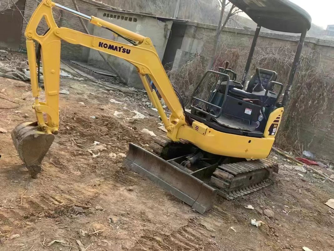 Used earth moving machinery crawler excavator 2 ตัน เครื่องขุดขนาดเล็กคุณภาพสูง Komatsu pc 18 MR