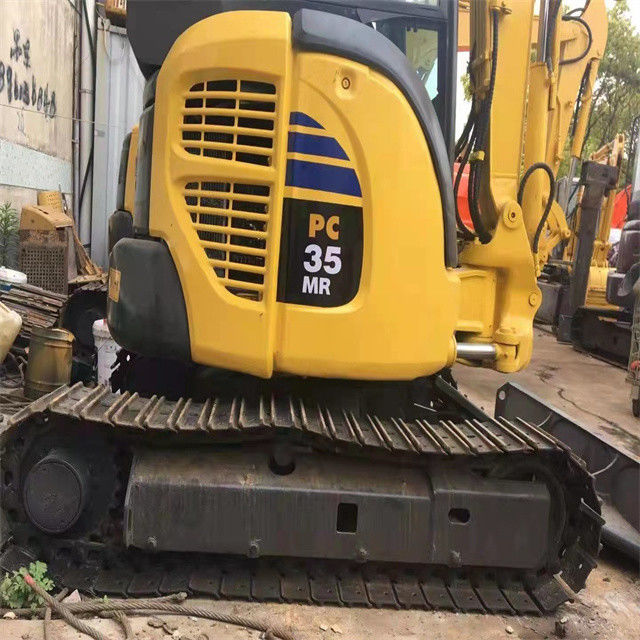 ราคาถูก 3 ตัน ใช้ยี่ปุ่นนําเข้า Komatsu pc 35 MR เครื่องขุดพ่วงที่มีเวลาการทํางานต่ํากว่า