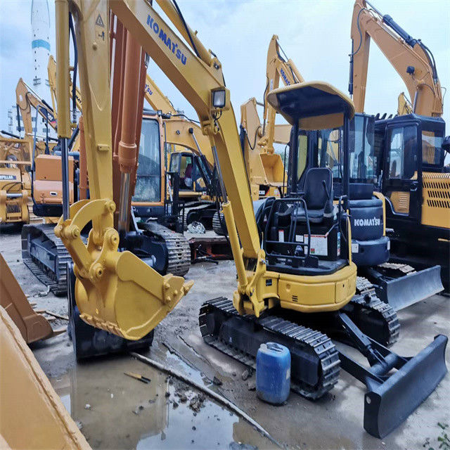 ราคาถูก 3 ตัน ใช้ยี่ปุ่นนําเข้า Komatsu pc 35 MR เครื่องขุดพ่วงที่มีเวลาการทํางานต่ํากว่า