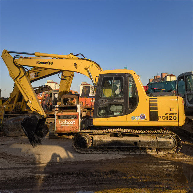 เครื่องขุด 12 ตัน คุณภาพดี ญี่ปุ่น นําเข้า เครื่องขุด Komatsu Pc 120 เครื่องขุดคลาน