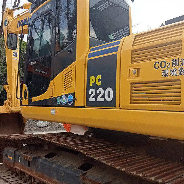 เกือบใหม่จากญี่ปุ่น นําเข้า เครื่องขุดแคลน เครื่องใช้ซ่อม Komatsu pc 220-8