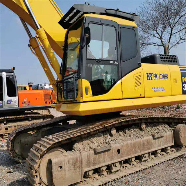 35 ตันเกือบใหม่ จากญี่ปุ่น นําเข้า เครื่องขุดพ่วง เครื่องใช้ซ่อม Komatsu pc 350-7