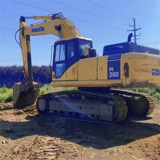 36 ตันเกือบใหม่ จากญี่ปุ่น นําเข้า เครื่องขุดพ่วง เครื่องใช้ซ่อม Komatsu pc 360-7