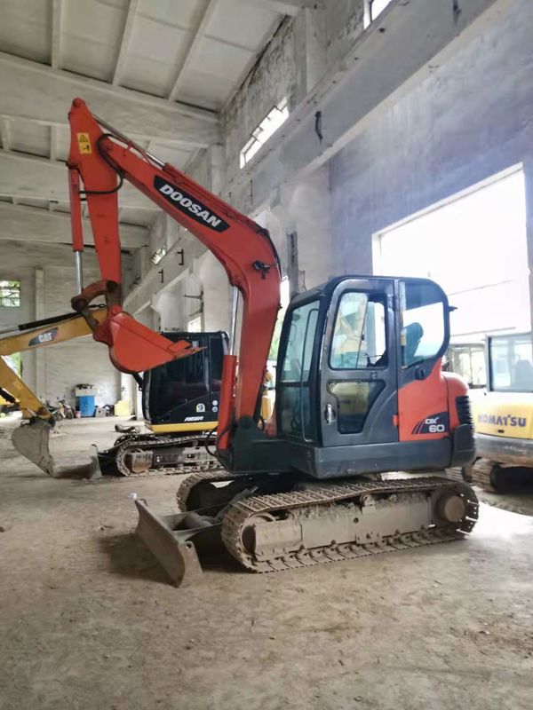 6 ตัน พร้อมใช้งานและมีประสบการณ์ ใช้เกาหลีนําเข้า DOOSAN DX60 ในสภาพดี
