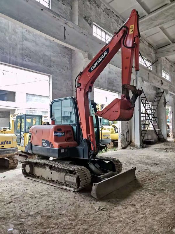 6 ตัน พร้อมใช้งานและมีประสบการณ์ ใช้เกาหลีนําเข้า DOOSAN DX60 ในสภาพดี