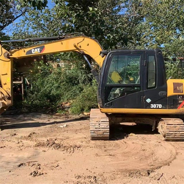 7 ตันเกือบใหม่ ญี่ปุ่นนําเข้า เครื่องขุด crawler เครื่องมือมือมือใหม่ CAT 307 D