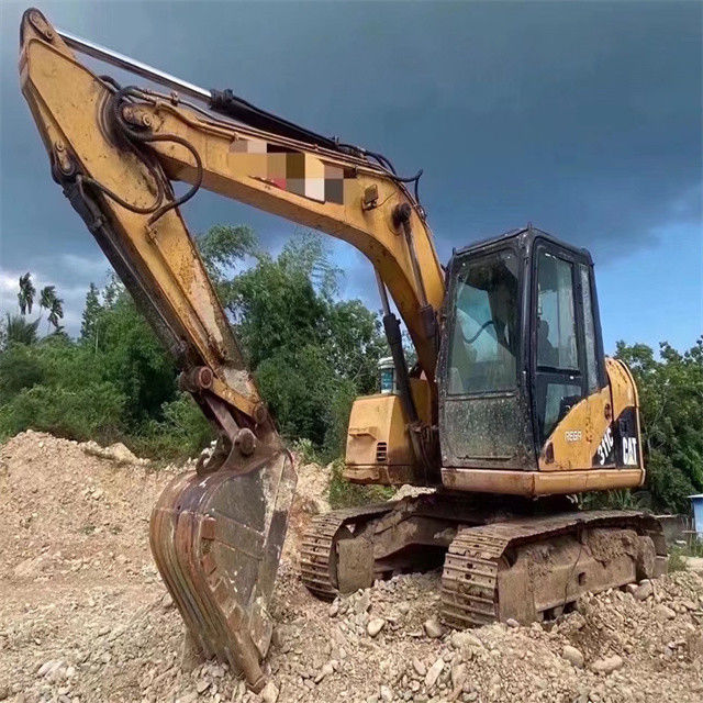 11.4 ตันเกือบใหม่ญี่ปุ่น นําเข้า เครื่องขุด crawler ใช้งานปรับปรุง CAT 311C