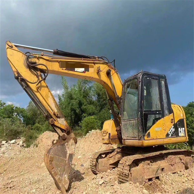 11.4 ตันเกือบใหม่ญี่ปุ่น นําเข้า เครื่องขุด crawler ใช้งานปรับปรุง CAT 311C