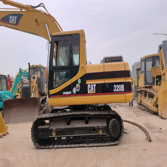 21 ตันพร้อมใช้งานและมีประสบการณ์ใช้ญี่ปุ่น Caterpillar 320 B ในสภาพที่ดี