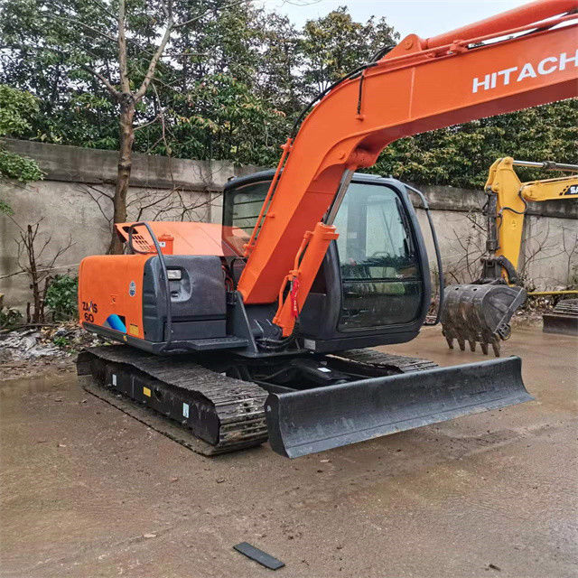 6 ตัน มินิ พร้อมใช้ Excavator สําหรับการทํางานและมีประสบการณ์ใช้ญี่ปุ่นนําเข้า Hitachi ZX 60 ในสภาพที่ดี