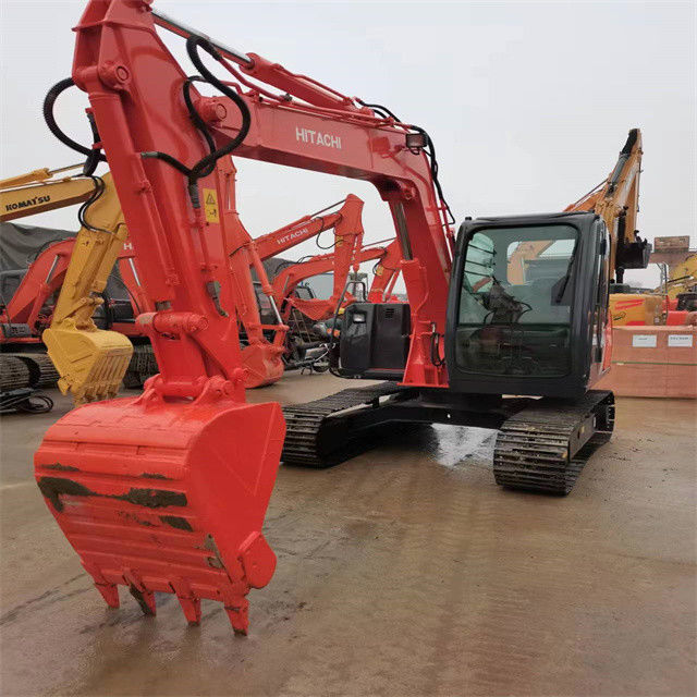 6.3 ตัน มินิ พร้อมใช้ Excavator สําหรับการทํางานและมีประสบการณ์ใช้ญี่ปุ่นนําเข้า Hitachi ZX 70 สภาพดี