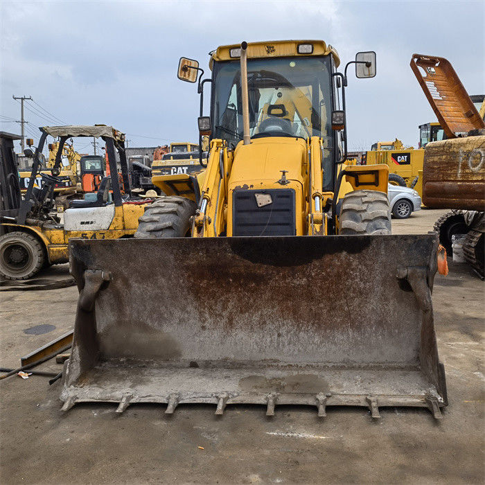 8 ตัน Jcb 4cx Backhoe Loader Excavator ใช้ในอังกฤษ 8.18t ใช้ในเครื่องบรรทุกขนาดเล็ก