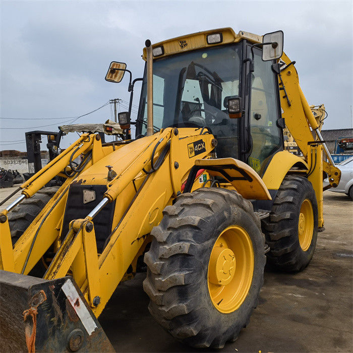 8 ตัน Jcb 4cx Backhoe Loader Excavator ใช้ในอังกฤษ 8.18t ใช้ในเครื่องบรรทุกขนาดเล็ก