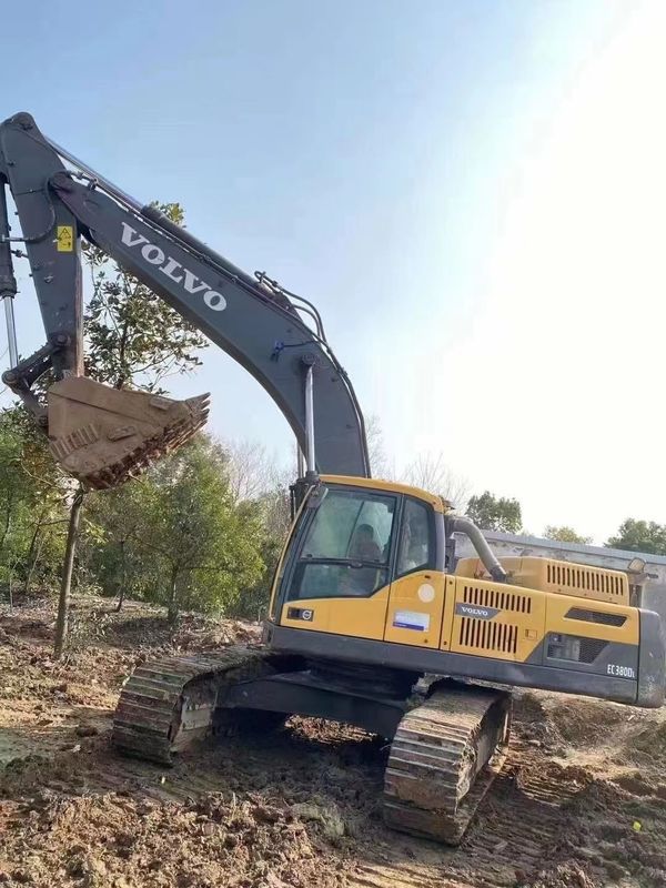 สวีเดนนําเข้าคุณภาพสูง Volvo EC380 เครื่องขุด crawler ใช้เกือบใหม่