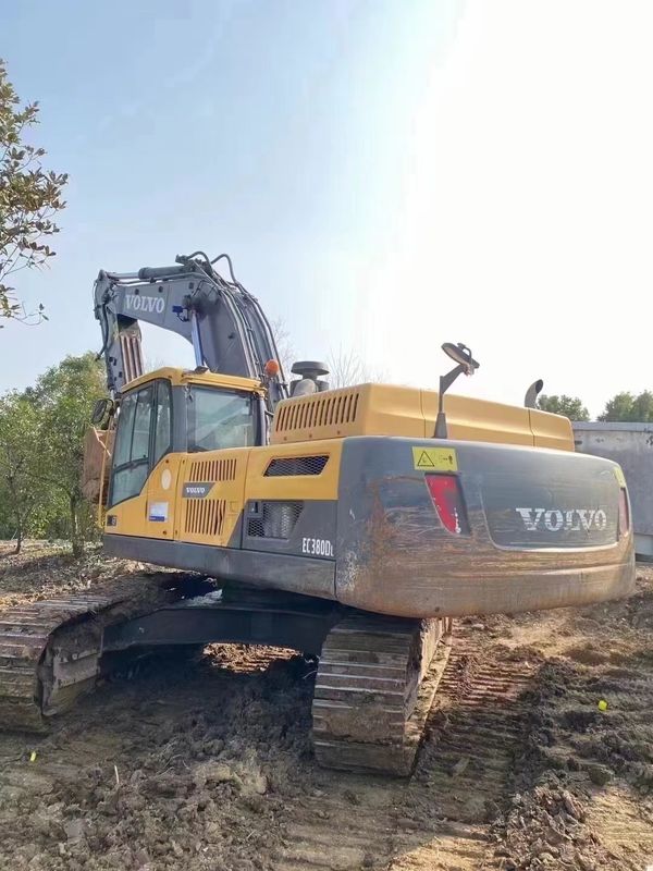 สวีเดนนําเข้าคุณภาพสูง Volvo EC380 เครื่องขุด crawler ใช้เกือบใหม่
