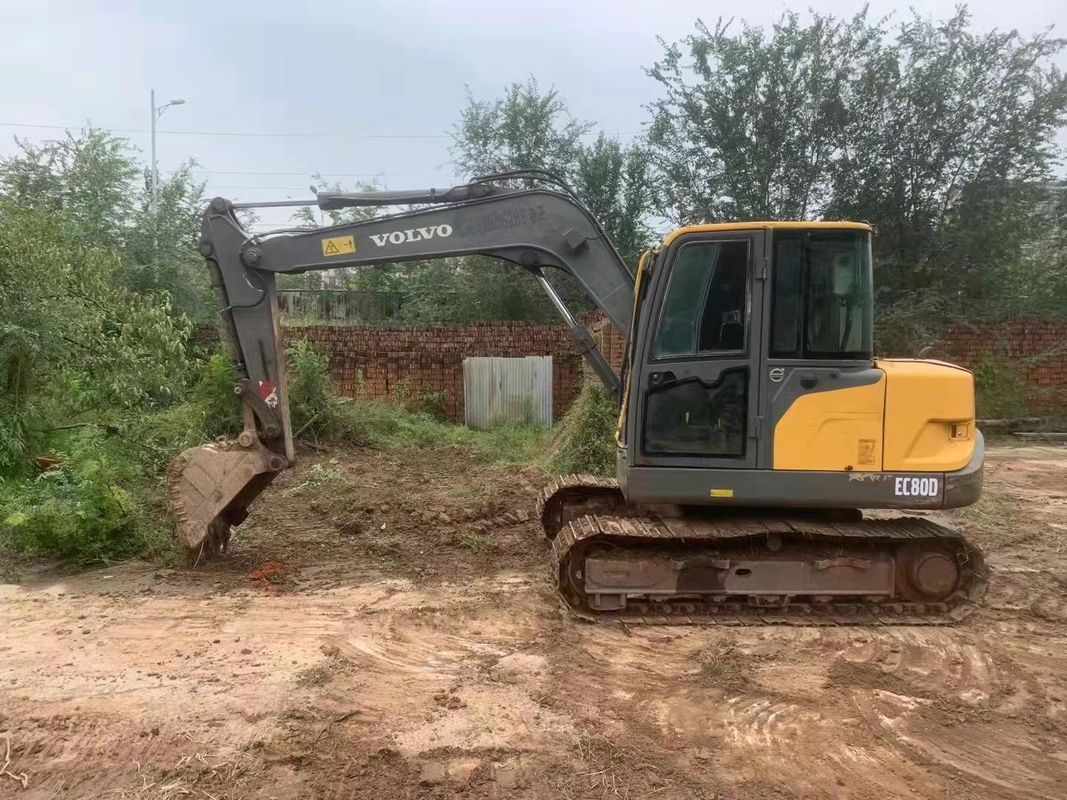 สวีเดนนําเข้าเครื่องขุดคล้องคล้องคล้อง Volvo EC80D คุณภาพสูง ใช้เกือบใหม่ 100% พร้อม