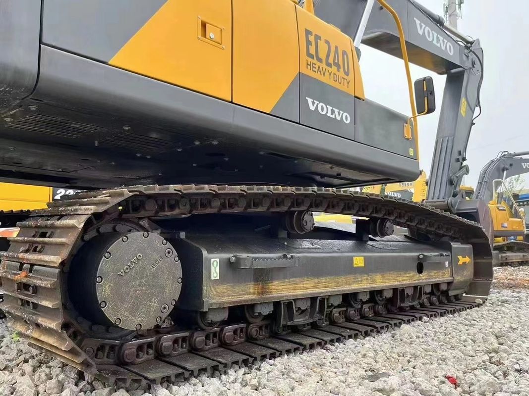 6.98m ขุด Volvo Ec240blc Excavator Crawler Excavator อุปกรณ์ขุดเทรดเดอร์ Excavator