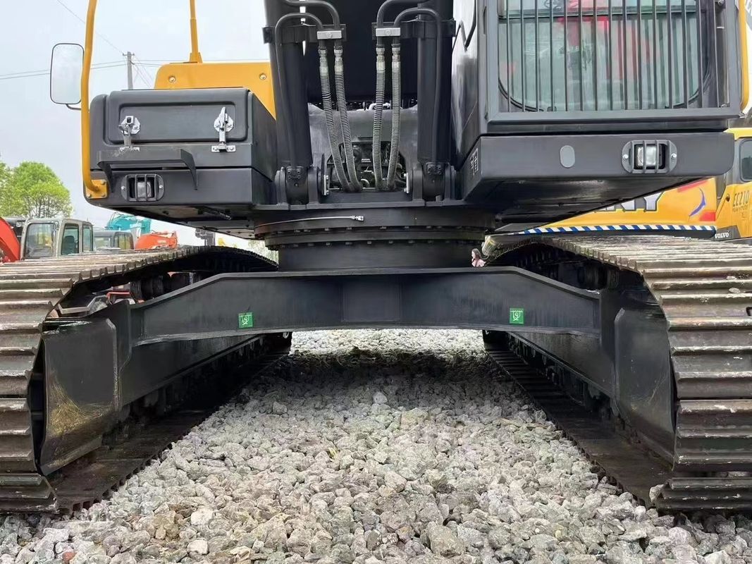 6.98m ขุด Volvo Ec240blc Excavator Crawler Excavator อุปกรณ์ขุดเทรดเดอร์ Excavator
