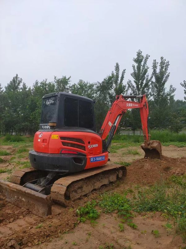 เครื่องขุด Kubota Mini ที่ใช้ Kubota Kx165 เครื่องขุด เครื่องขุด ที่ใช้ น้ําหนัก 5.54t