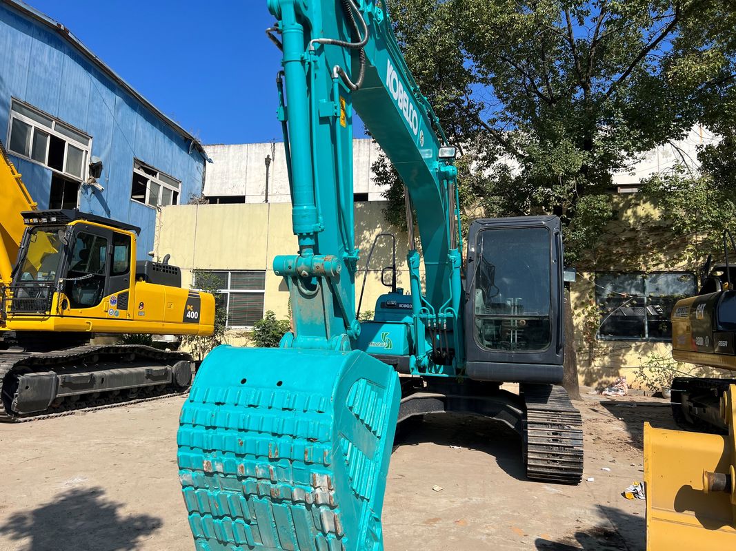 เครื่องขุดถังมือสอง Kobelco Sk140lc 8 เครื่องขุดถัง Crawler น้ําหนัก 13.3t