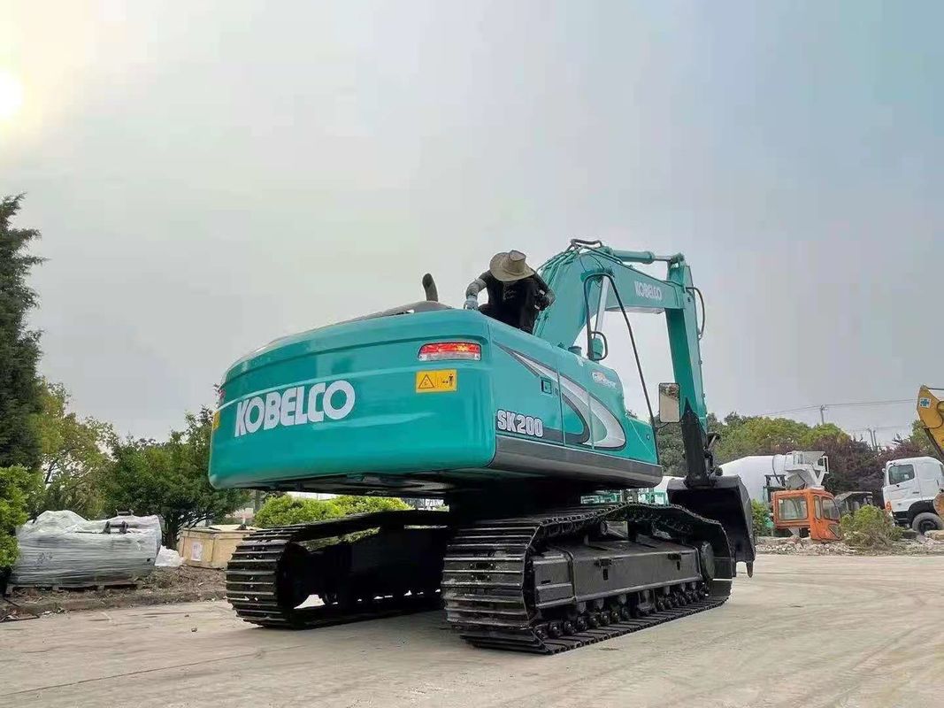 รถขุดตีนตะขาบ Kobelco SK200 มือสองสำหรับขาย | รถขุดมือสอง 20 ตันจากประเทศจีน