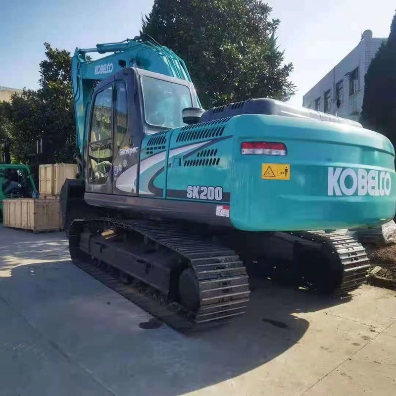 รถขุดตีนตะขาบ Kobelco SK200 มือสองสำหรับขาย | รถขุดมือสอง 20 ตันจากประเทศจีน