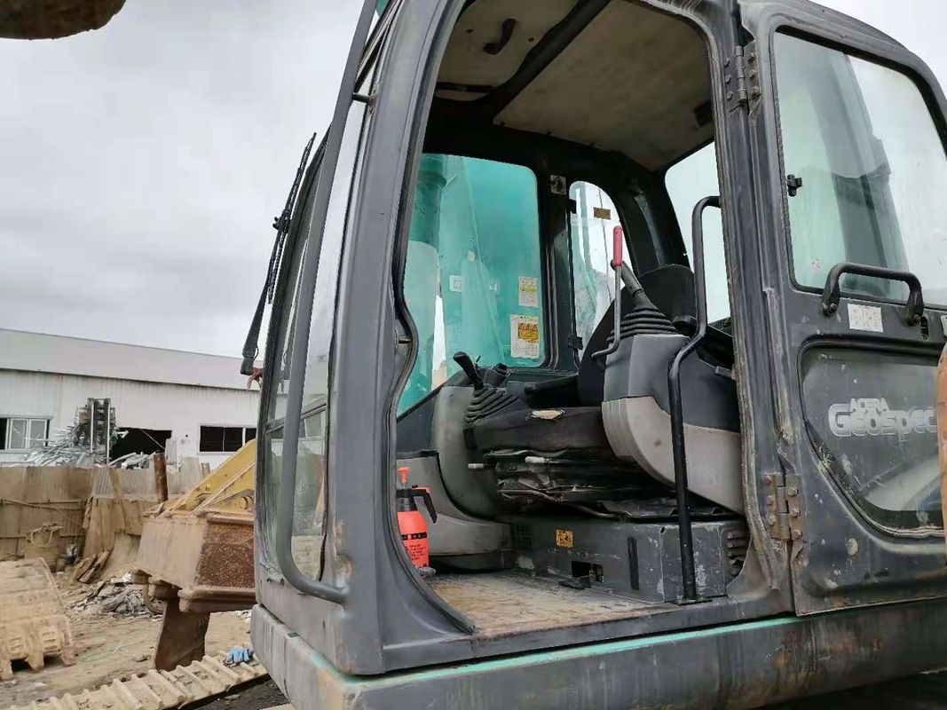 เครื่องขุด Kobelco Sk200 8 Super X Yn12 น้ําหนัก 21.8t พลังงานเครื่อง 118kW