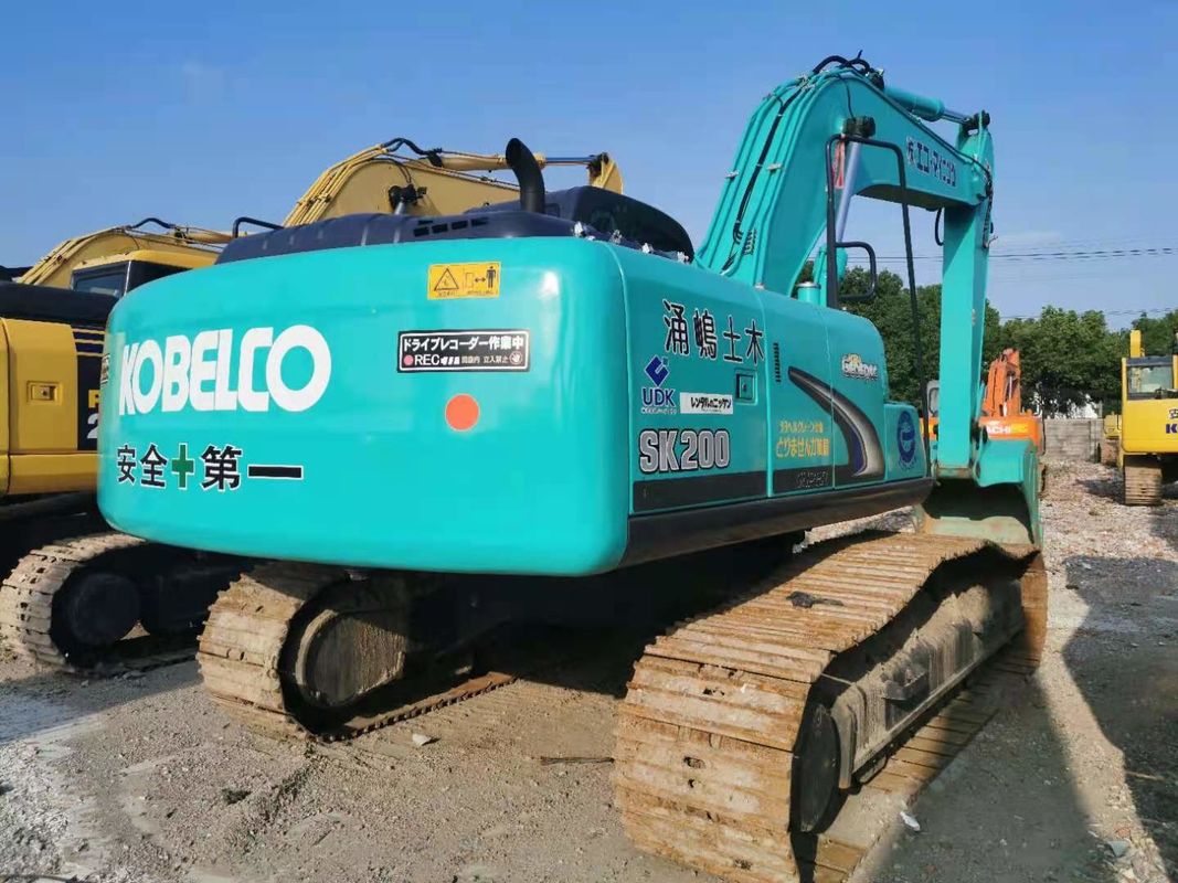 เครื่องขุด Kobelco Sk200 8 Super X Yn12 น้ําหนัก 21.8t พลังงานเครื่อง 118kW