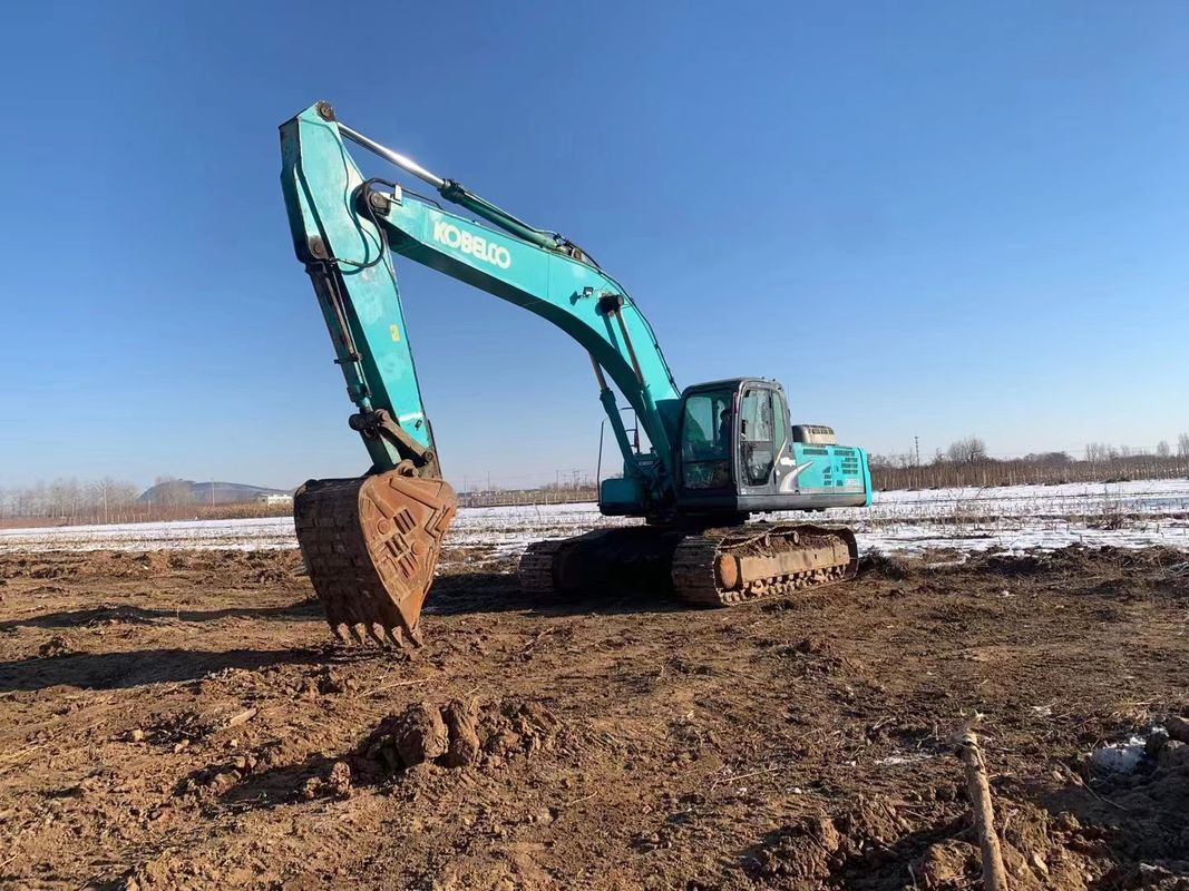 11.35m Max Reach Kobelco 350 Lc 8 9 10 เครื่องขุดน้ําหนักใช้ 37.6t