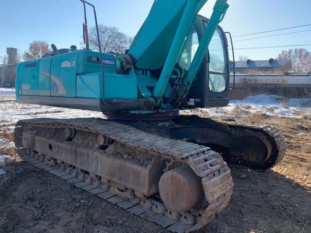 11.35m Max Reach Kobelco 350 Lc 8 9 10 เครื่องขุดน้ําหนักใช้ 37.6t