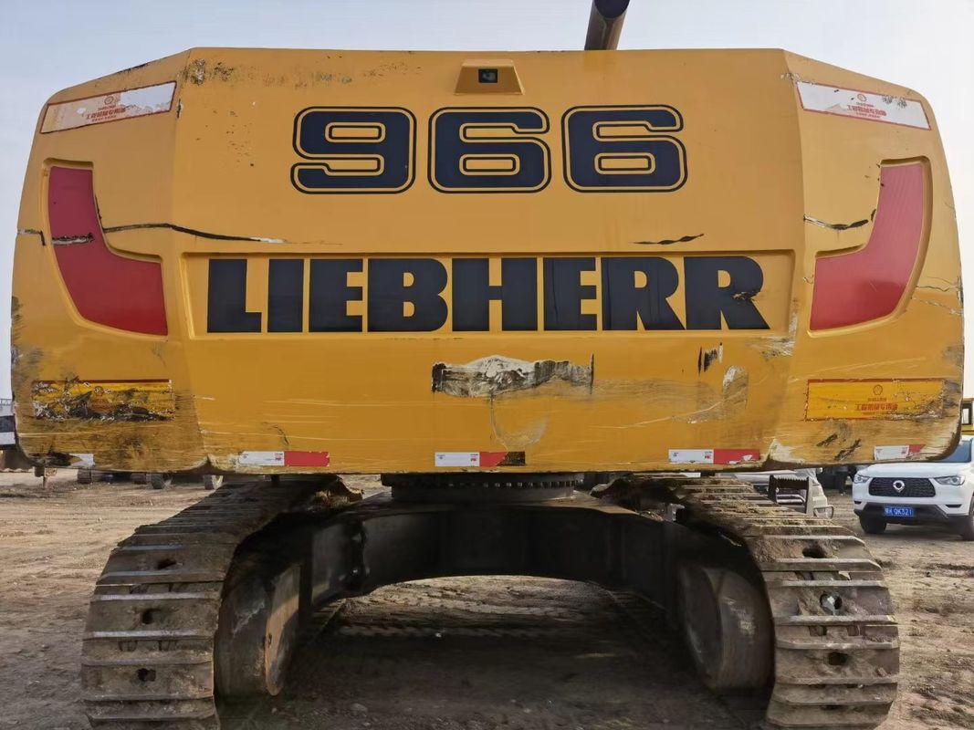 ใช้ Liebherr R966 พร้อมทํางานและประสบการณ์เยอรมันนําเข้าในสภาพที่ดี