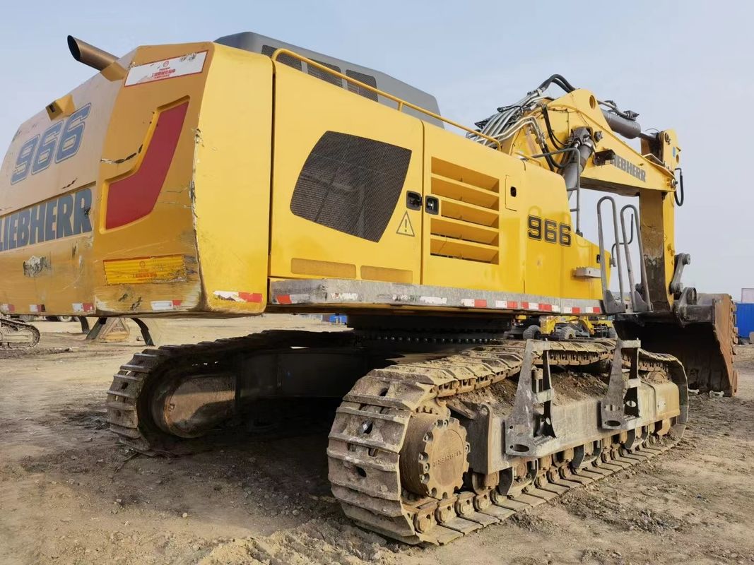 ใช้ Liebherr R966 พร้อมทํางานและประสบการณ์เยอรมันนําเข้าในสภาพที่ดี