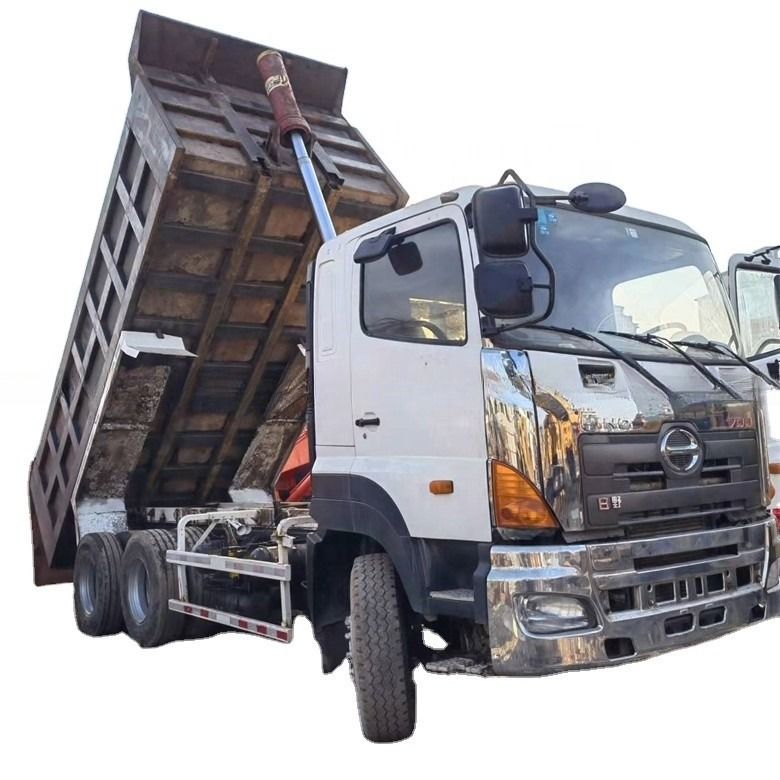 ระบบมัลติมีเดียใช้ HINO 6*4 Heavy Duty 700 รถขนของสําหรับงานก่อสร้างหนัก