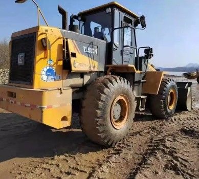 2019 Front End Loader Liugong ZL50CN แบบล้อ เครื่องจักรกลที่ใช้สําหรับการเคลื่อนที่ดิน 5 ตัน