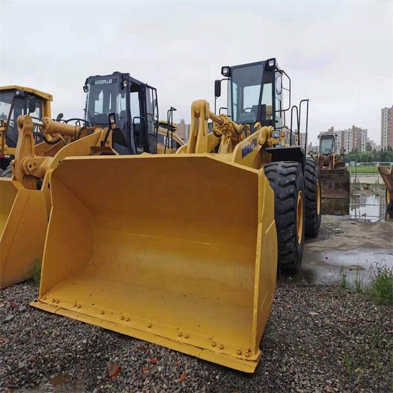 ยี่ปุ่นผลิต WA420-3 3.5cbm 6t ใช้ Komatsu ล้อบรรทุกสําหรับการดําเนินงานการเคลื่อนที่ดิน
