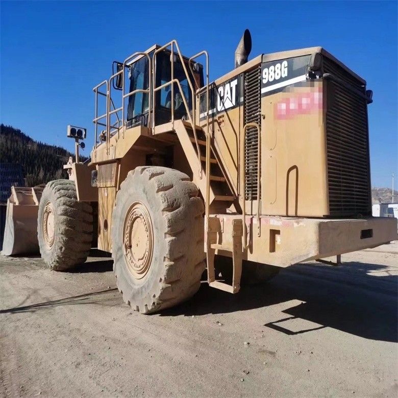 ใช้ Caterpillar CAT 988G 988 เครื่องบรรทุกล้อ 50 ตัน