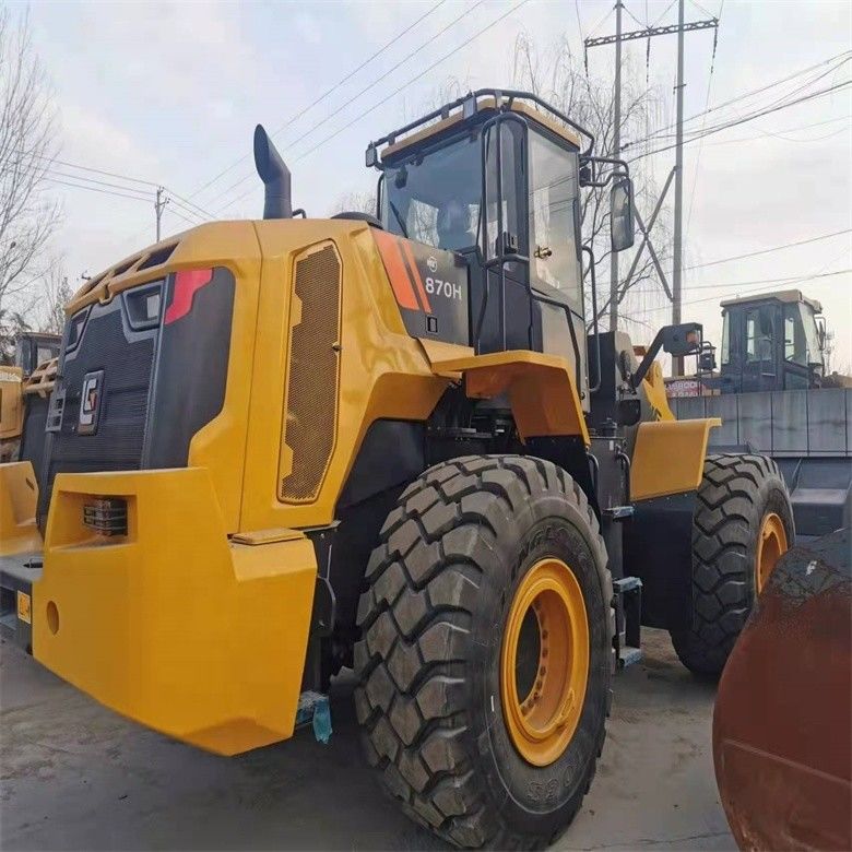 LIUGONG 870H เครื่องบรรทุกล้อ 7 ตัน มีเวลาทํางานต่ําและปั๊มไฮดรอลิกเดิม