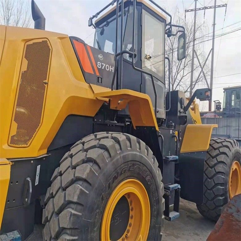 LIUGONG 870H เครื่องบรรทุกล้อ 7 ตัน มีเวลาทํางานต่ําและปั๊มไฮดรอลิกเดิม