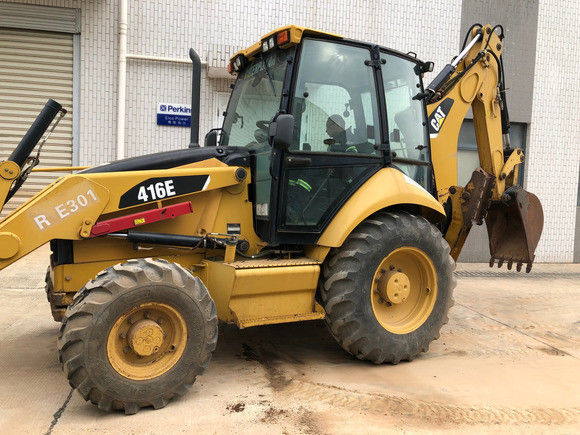 6792 10200 กิโลกรัม น้ําหนักเครื่องใช้ Caterpillar 416E เครื่องชักถัง 162 kw