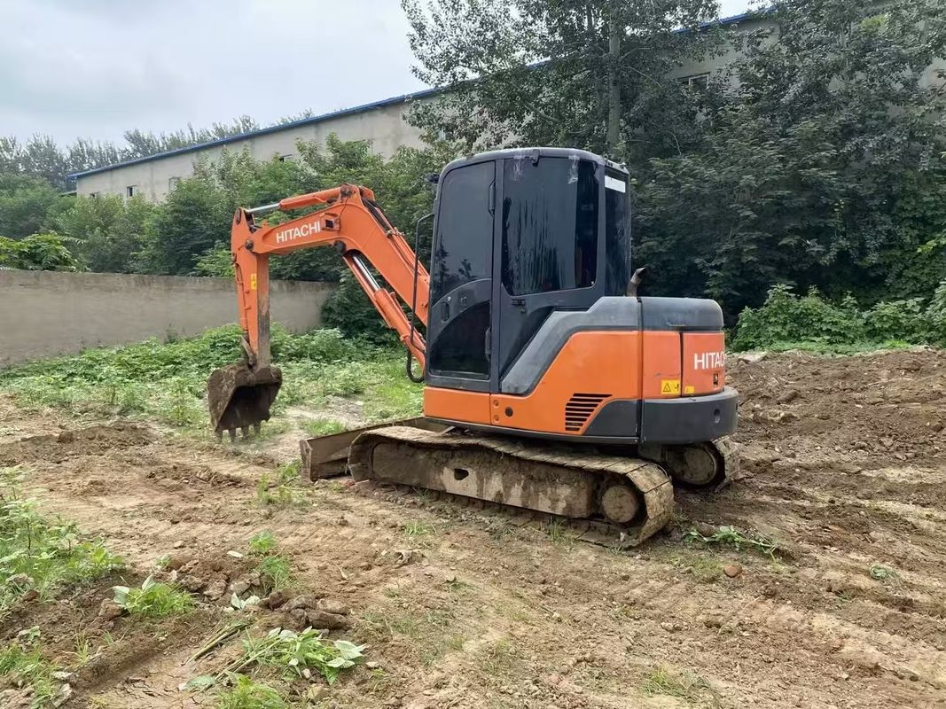 มือสอง ฮิตาชิ ZX65USB Excavator สําหรับการส่งออก มินิ Excavator ที่ใช้ในสภาพดีเยี่ยม