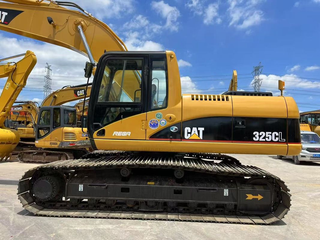 เครื่องขุด CAT 325CL มือสองที่เชื่อถือได้ Caterpillar 325CL ความยาวในการขนส่ง 9.6m