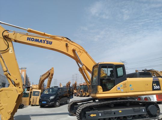 เครื่องขุด Komatsu PC350-7 ที่ใช้แล้ว สภาพที่น่าเชื่อถือ ส่งออกจากจีน